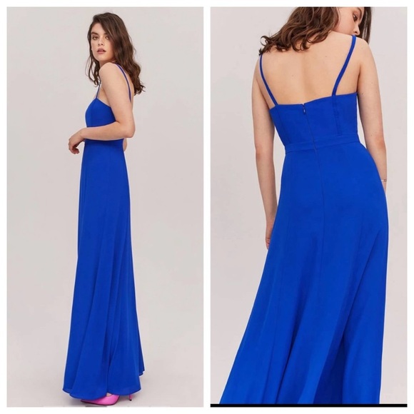 Fame & Partners The Cameron Dress in Cobalt - Picture 2 of 3